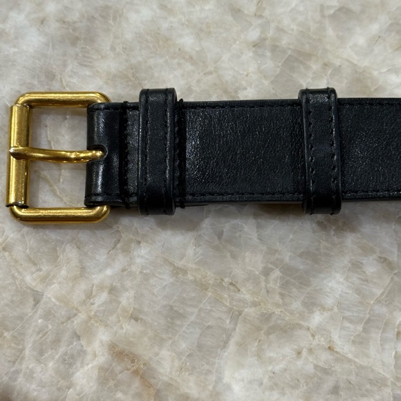 Gucci GG Marmont Matelassé black leather belt bag - Picture 14 of 16